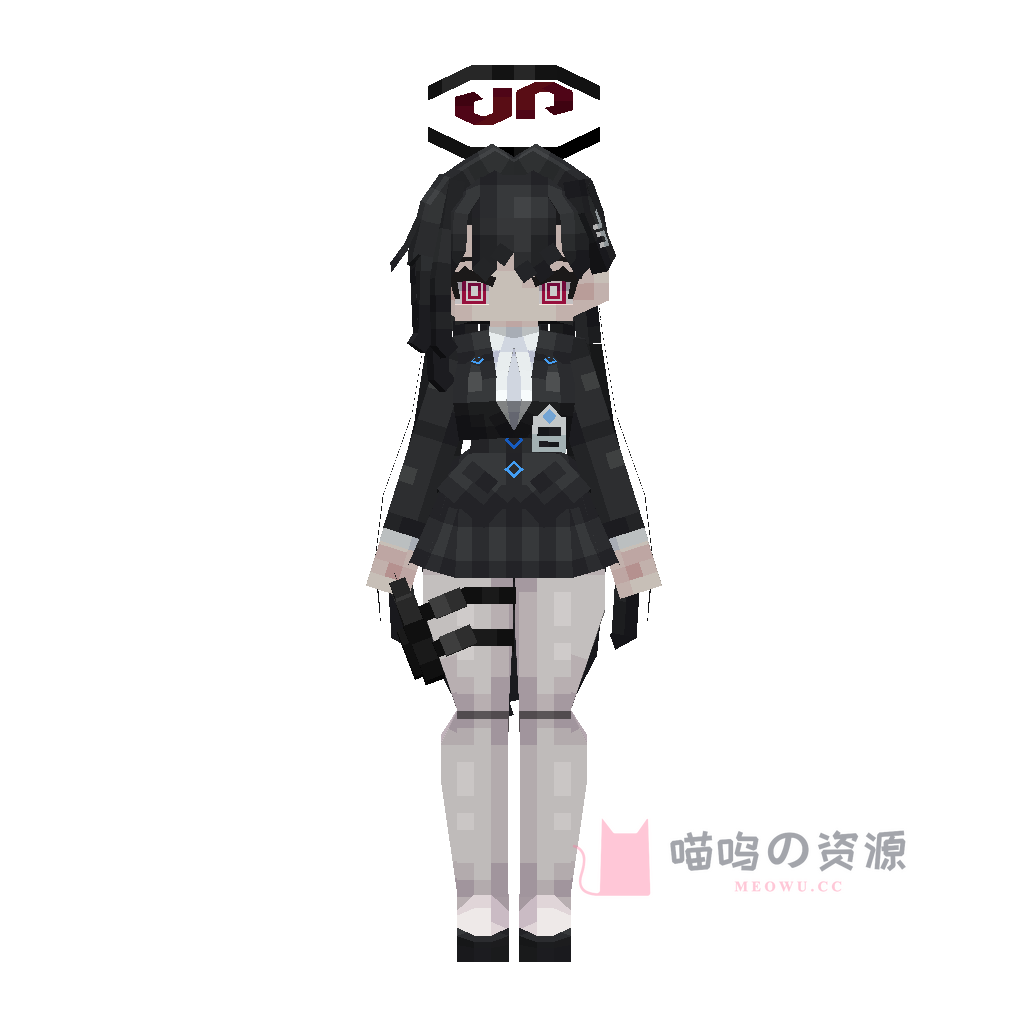 调月莉音-常服-免费版 · 02_白丝 · 1.0
