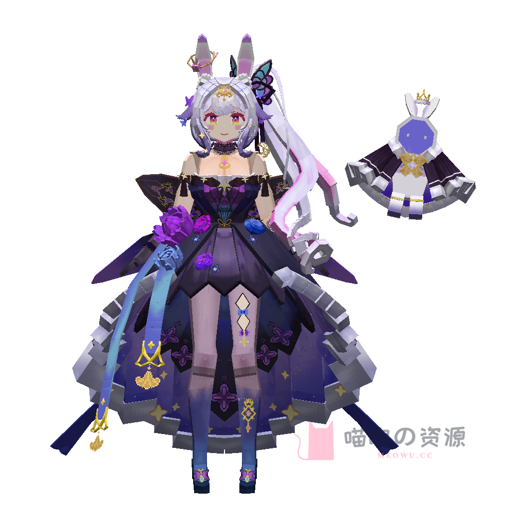 Butterfly-of-Reine-蝴蝶晚礼服-兰音 · preview