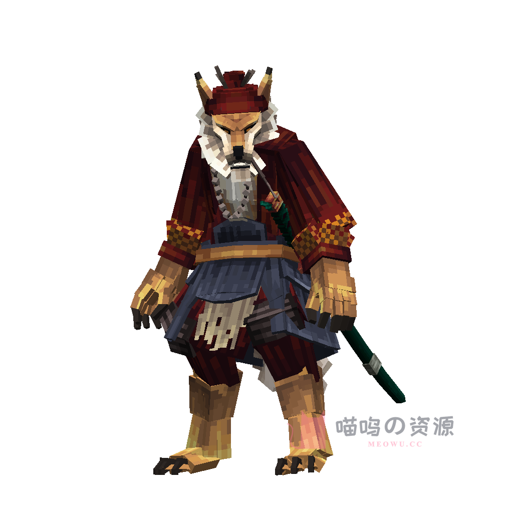 刀狼 · 02_红色服饰