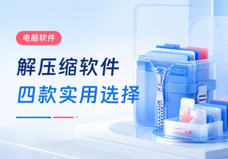 2026电脑端解压缩软件推荐：四款实用选择与适用场景-喵呜の资源