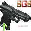 HK USP45 手枪 黑色款