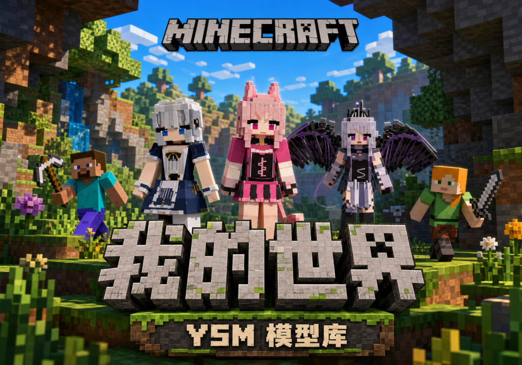 喵呜のYSM模型库：上千款玩家模型在线预览与下载-喵呜の资源