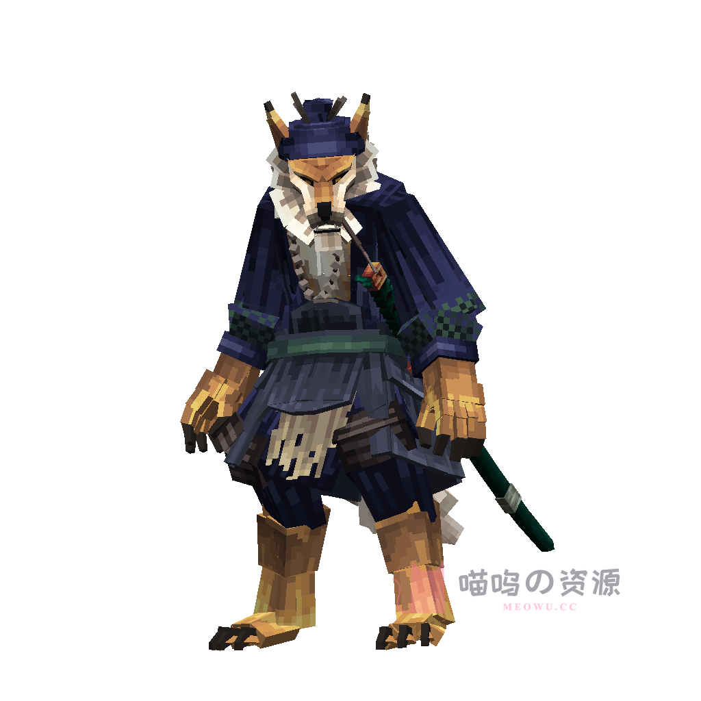 刀狼 · 03_蓝色服饰