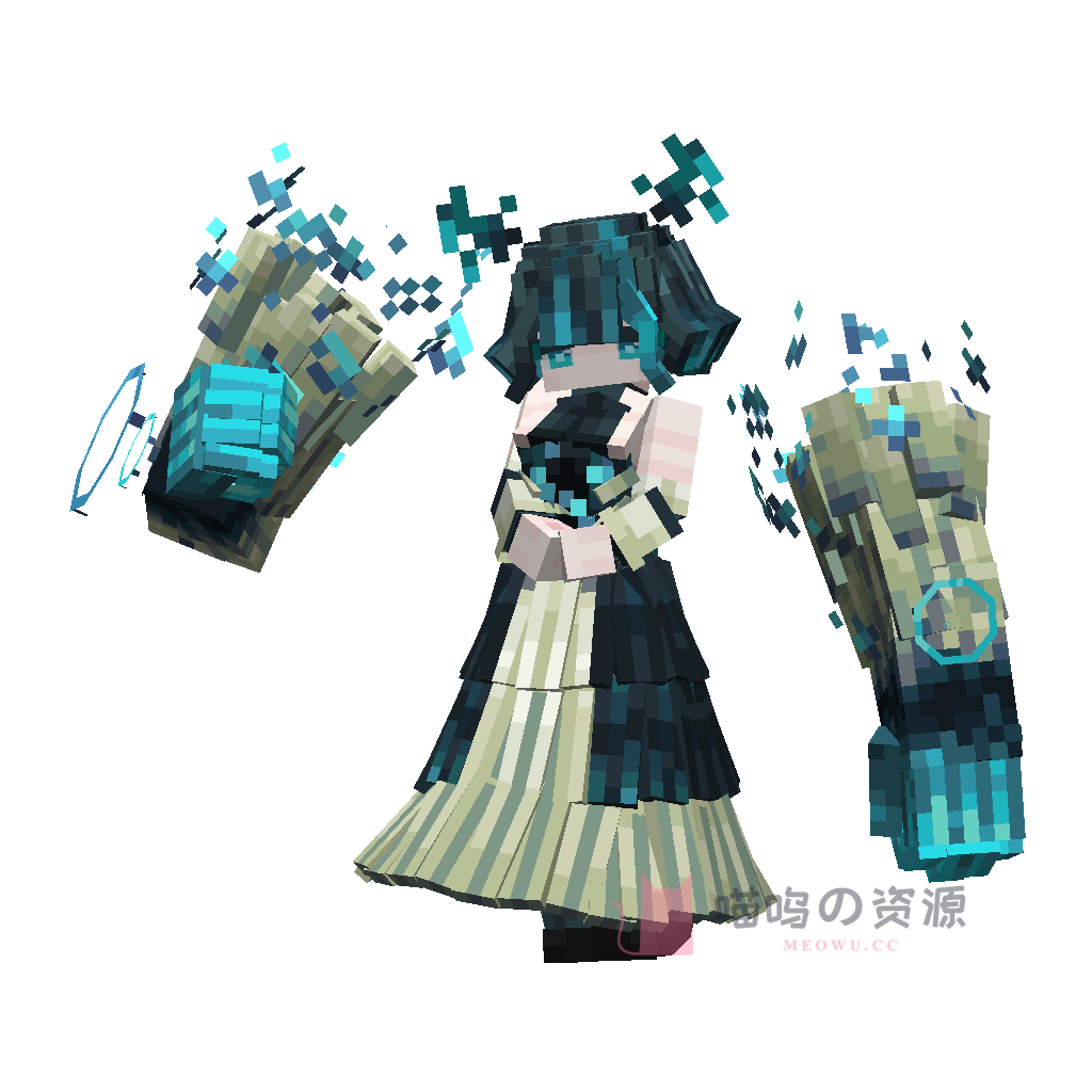 Minecraft-坚守者娘-Warden · preview
